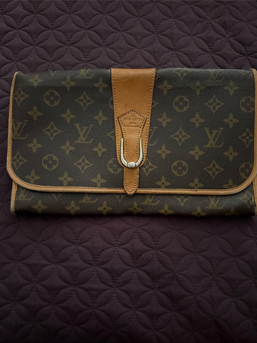 Vintage Monogram Clutch